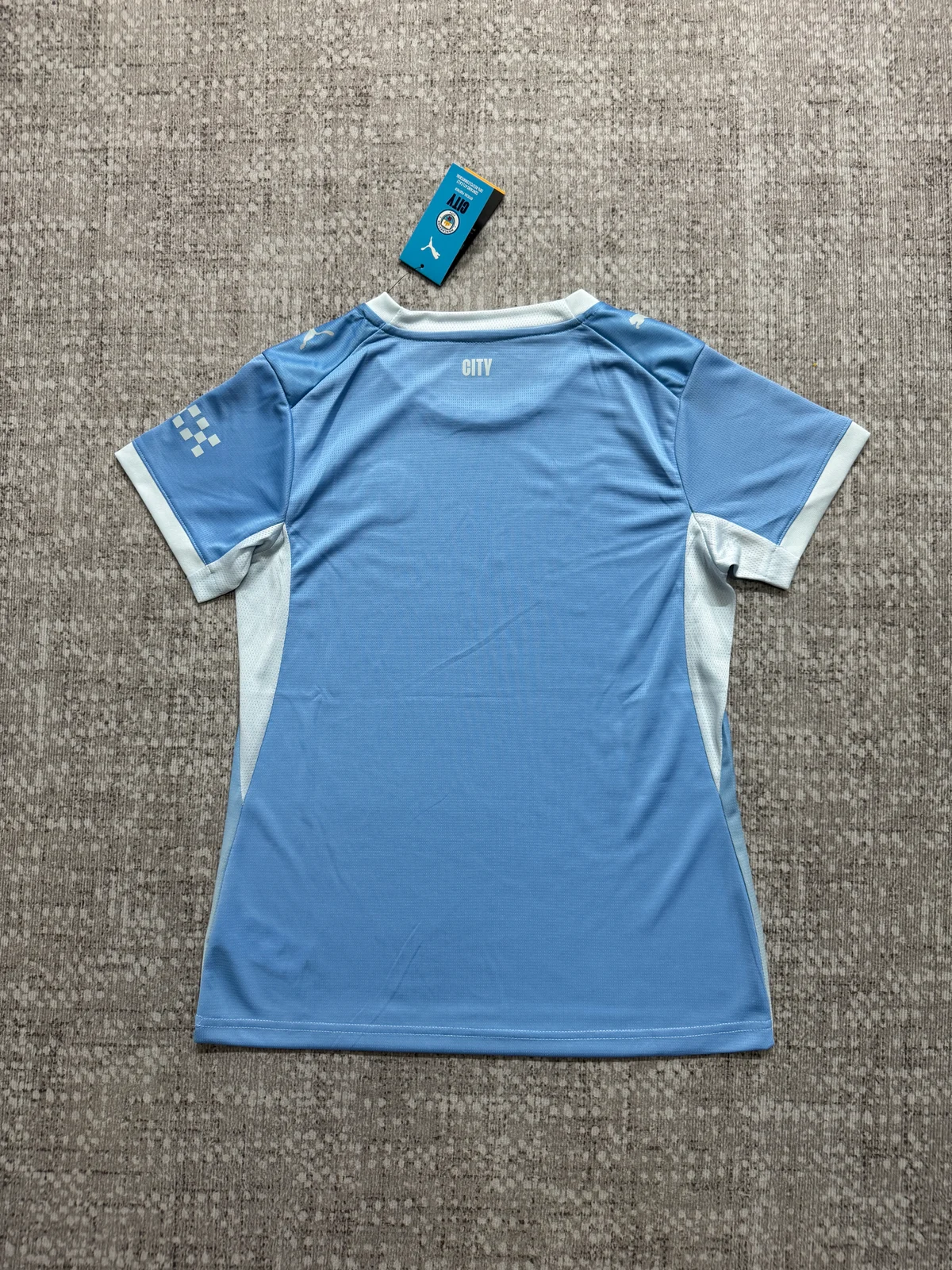 Manchester City 2026/27 Home Football Jersey – Women back view
