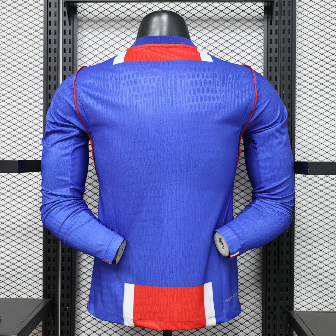 Paris Saint-Germain 2026/27 Home Football Jersey – Long Sleeve back view